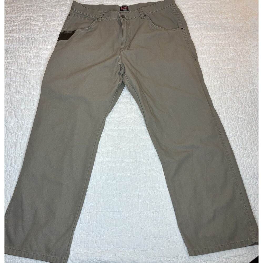 Wrangler Riggs Workwear mens pants 38X30 straight leg heavy duty hammer loop